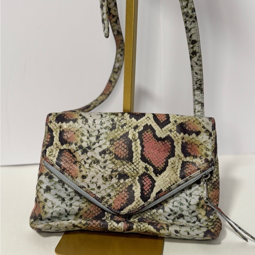 HOBO Snakeskin Pattern Crossbody Bag